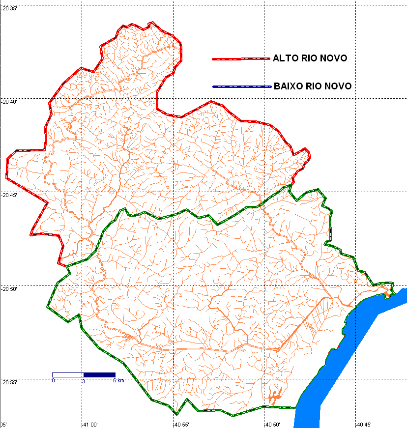 Tabela 16 Áreas das microbacias de Anchieta-Piúma Região fisiográfica/ Microbacia Curso d água Nascente Comprimento altitude (m) (km) Área (km 2 ) Microbacias Anchieta-Piúma 31 Iriri Córrego Iriri 59