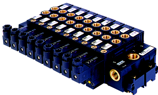 Montagem de Válvulas Pneumáticas em Bloco Manifold Bloco Manifold 4 4 5 3 Simbologia Descrição As válvulas da Série PVL apresentam dois tipos de montagem: individual e manifold.