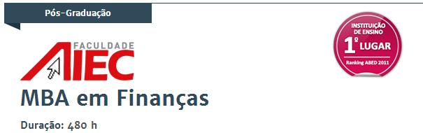 A Faculdade AIEC, mantida pela Associação Internacional de Educação Continuada AIEC, iniciou, em 2002, o curso de Bacharelado em Administração, na metodologia semipresencial.