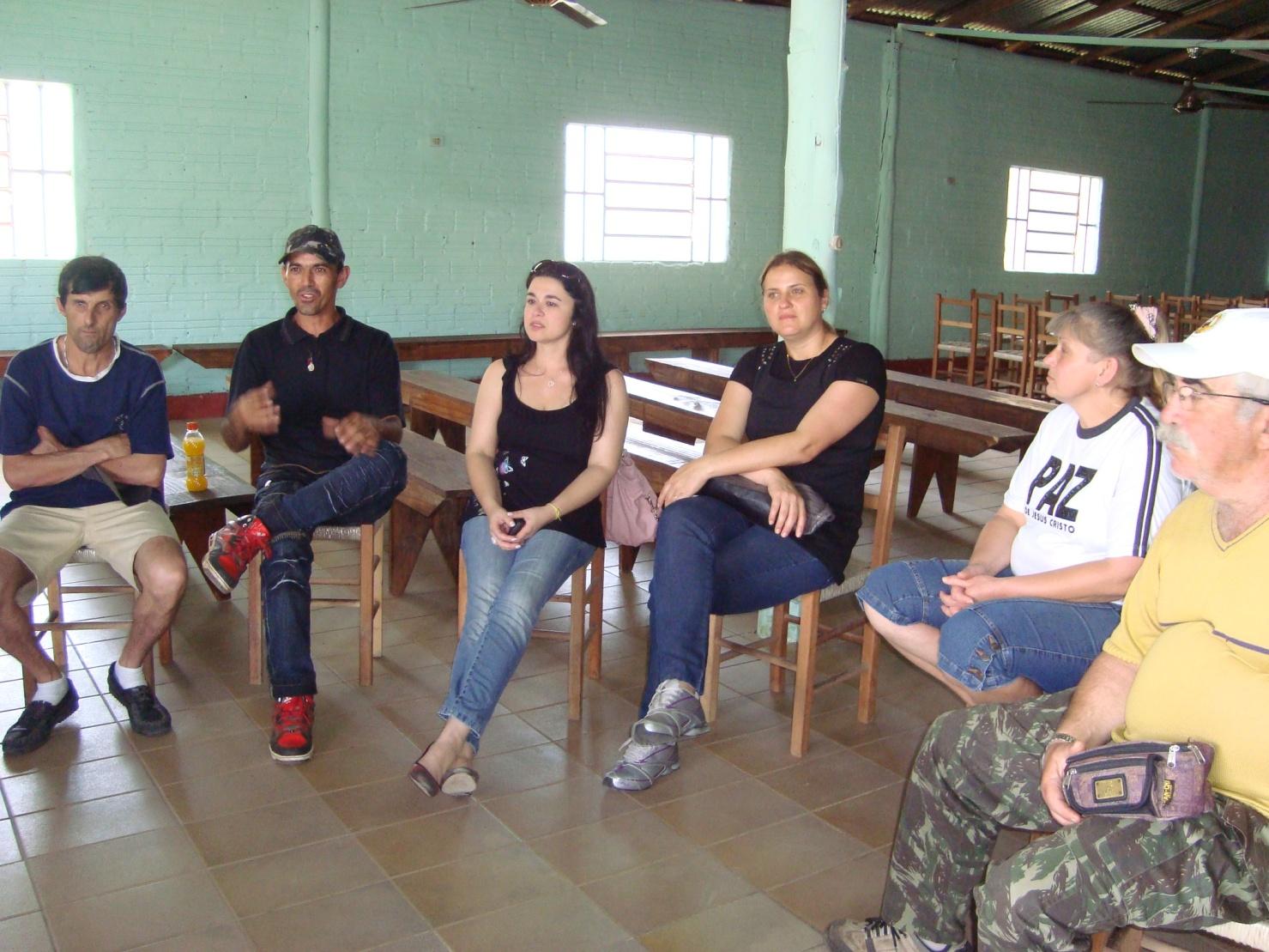 O trabalho de mapeamento das famílias foi realizado com a parceria e ajuda significativa