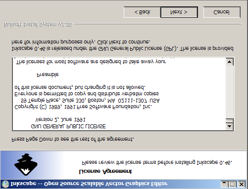 9.1 Instalação do Inkscape 180 Passo 1: O procedimento de instalação é iniciado após a execução do arquivo que contém o instalador.