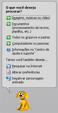 Windows Search (Sistema de busca) A Estação da Evolução As pesquisas agora podem ser feitas diretamente do menu iniciar.