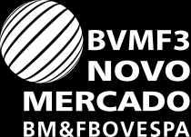 BM&FBOVESPA ANUNCIA OS RESULTADOS DO TERCEIRO TRIMESTRE DE 2015 VALOR DE MERCADO R$20,1 bilhões (30/09/2015) AÇÕES EM CIRCULAÇÃO Média ponderada: 1.787.049.094 