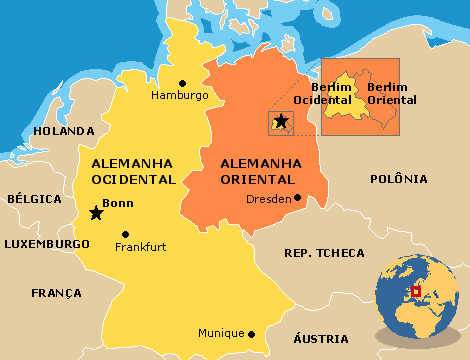 Alemanha foi dividida em duas: RFA