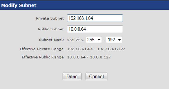 13 Tabela de NAT O Switch pode suportar multiplas instancias de NAT Três tipos de entradas podem ser configurados na tabela Single, Range, Subnet Suporte a 128 traduções NAT O comando Subnet permite