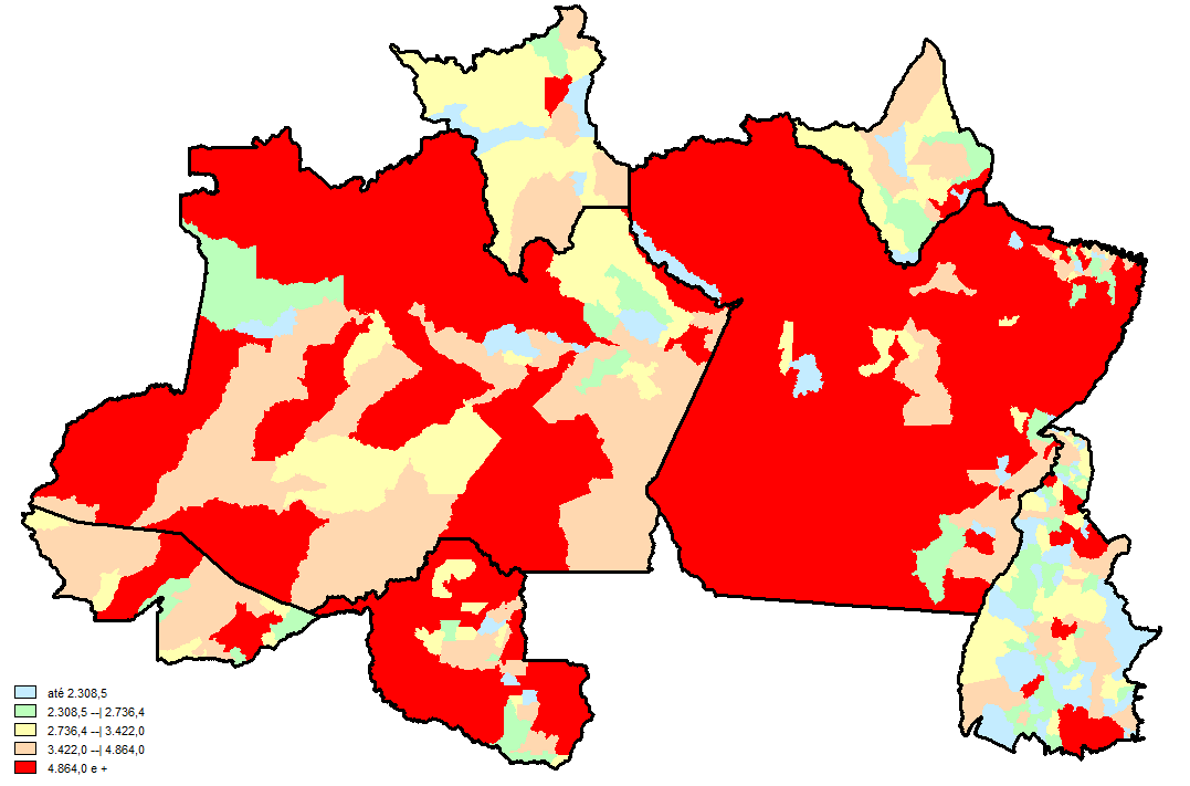 1 - Escassez 2ª Capacitação em Análise e Planejamento da Força de Trabalho em Saúde Mapa 1 Número