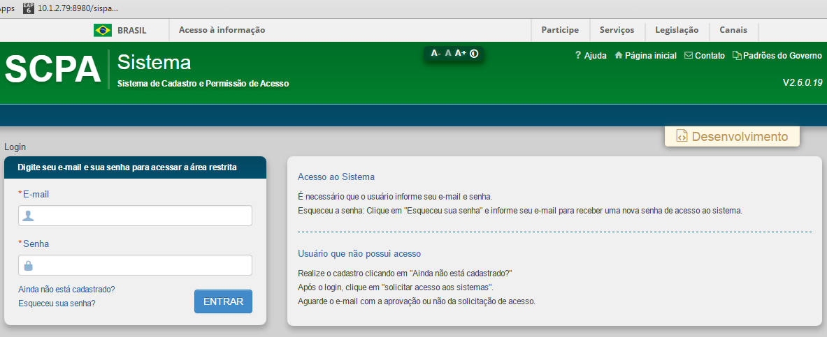 SISPACTO 2015 A acesso é liberado pelo perfil Federal Administrador, Estado ou Estado Regionalizado, por meio do Sistema de Cadastro e Permissão de acesso do Ministério da Saúde SCPA SISTEMA -