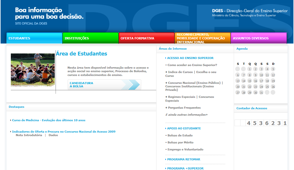 Escolhas após o 9º ano Informações úteis 015 ACESSO AO ENSINO SUPERIOR http://www.dges.mctes.