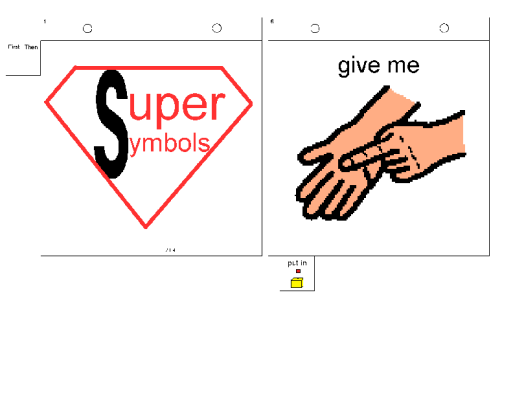 PECS / Mayor Johnson Symbols O programa PECS é uma forma de comunicação aumentada e alternativa que usa imagens ou "ícones" em vez de palavras para ajudar as