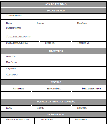 Fundamentos de Gestão de Projetos de Tecnologia da Informação Anexo Observação: O número da ata deve ter o seguinte formato: número de três dígitos/ano.