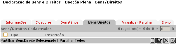 Será exibida a mensagem de confirmação da exclusão: Sistema Integrado de Administração da Receita excluído: Clique em OK.