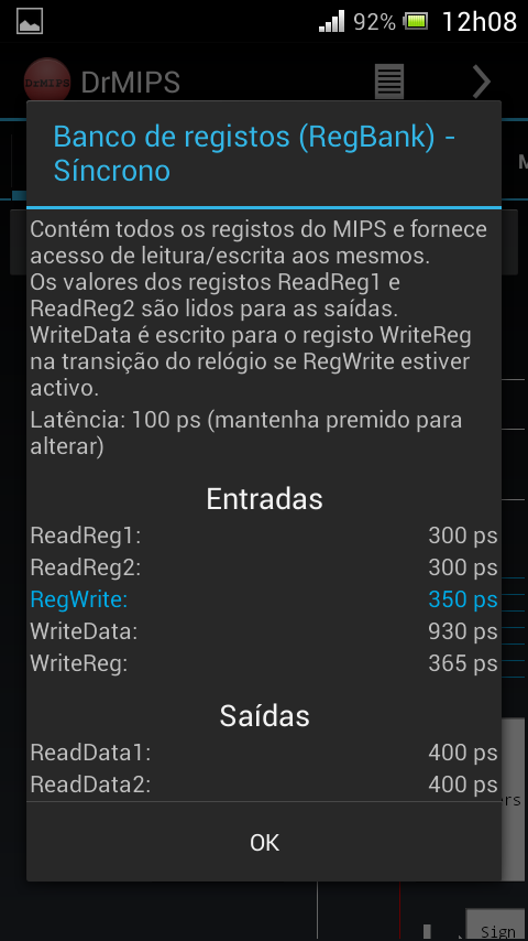 DrMIPS - FERRAMENTA DE APOIO AO ENSINO E APRENDIZAGEM DE ARQUITECTURA... 23 permite que o utilizador tenha acesso aos mesmos utilizando outra aplicação, como um explorador de ficheiros.