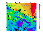 Modelo meteorológico Modelo de dispersão um representando a estação de verão 03/01/2004-00Z e o outro a estação de inverno 12/07/2004-00Z.