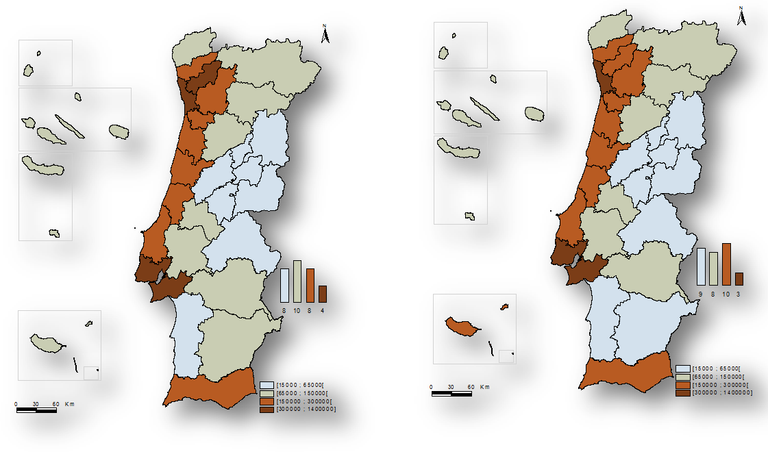 4.3. Movimentos Pendulares Os resultados do Recenseamento Geral da População de 2011 (bem como de 2001) proporcionam informação sobre movimentos pendulares da população trabalhadora e estudante (casa