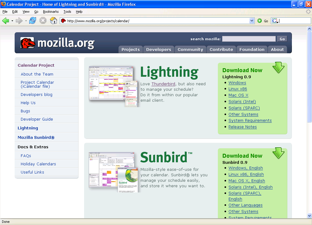 2 Requirements Mozilla Thunderbird Browser (Microsoft Internet Explorer or Mozilla Firefox).