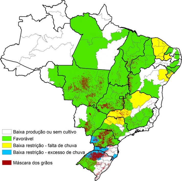 Nas demais regiões semiáridas do Nordeste as precipitações ocorreram de forma irregulares e mal distribuídas durante quase todo o ciclo das lavouras, chegando a causar perdas pontuais na produção.