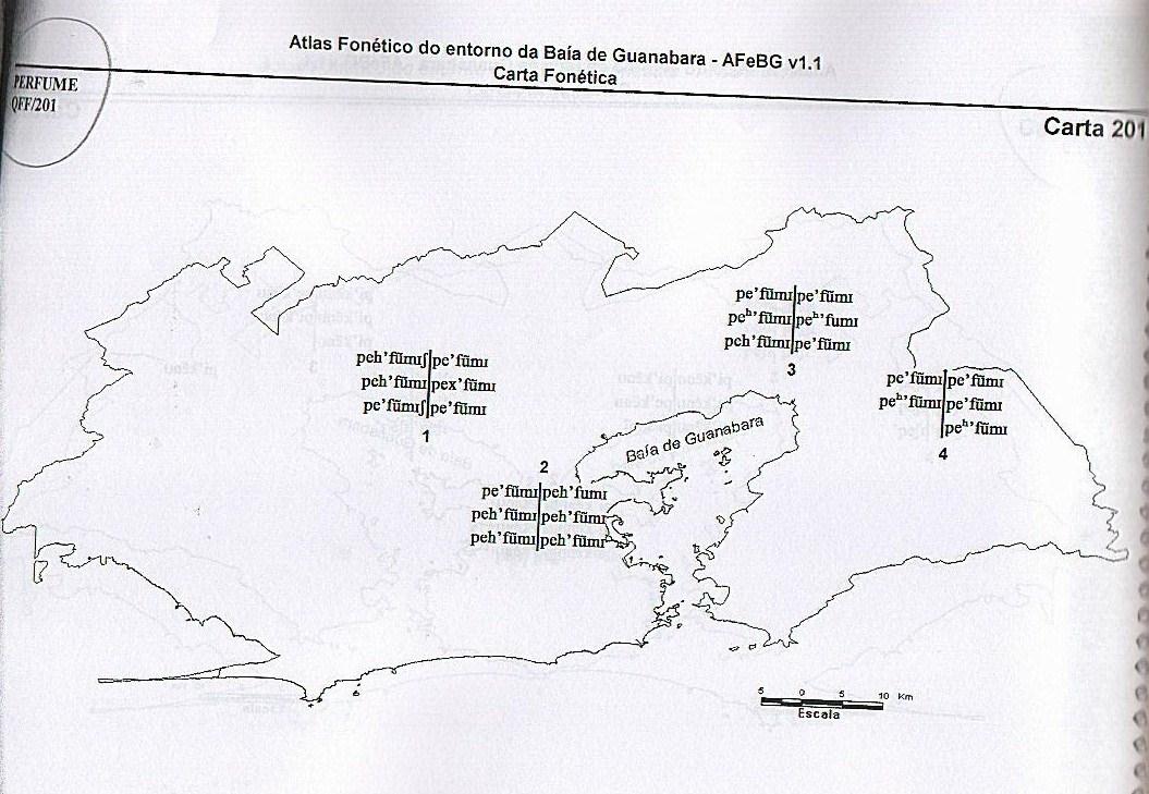 Explicamos que cada pesquisador escolhe o tipo de apresentação nos atlas que constroem, daí a diferença entre o ALAM e o ALiAC e que, no caso do ALAM, foi feita a transcrição fonética de toda a