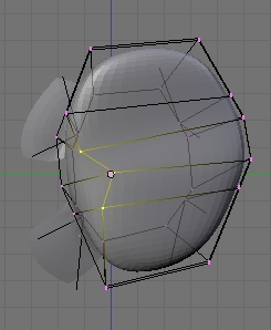 Pode se fazer este ajuste assim: clique com o botão direito do mouse sobre um vértice. Depois clique de novo e arraste. Para confirmar a posição final do vértice, pressione o botão esquerdo do mouse.