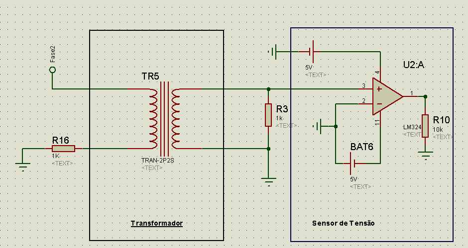 45 7.3.2 Principio de funcionamento do sensor de Tensão Figura 7.4 Transformador Acoplado ao Sensor de Tensão O sensor de tensão mostrado na Figura 7.