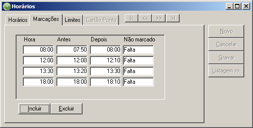 semanal remunerado. Você poderá alterar a seleção do quadro Tipo, se no quadro Trabalho, você selecionar a opção Normal. 5.