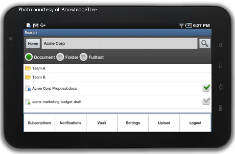 KnowledgeTree Software de Gestão Documental (DMS) open source capaz