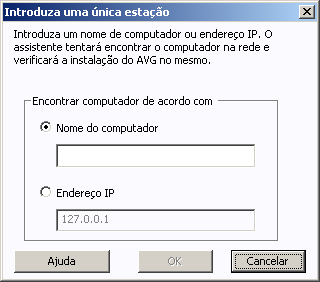 A janela apresenta uma síntese do progresso da pesquisa de rede. Não é necessário aguardar que a análise termine clique no botão Fechar para a parar e continue a trabalhar com a Consola.