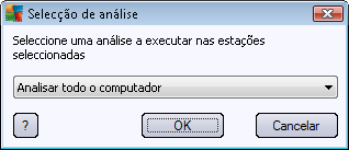 Pausar pausa as análises selecionadas no posto remoto. Parar para as análises selecionadas no posto remoto. Para fechar a janela, use o botão Fechar.