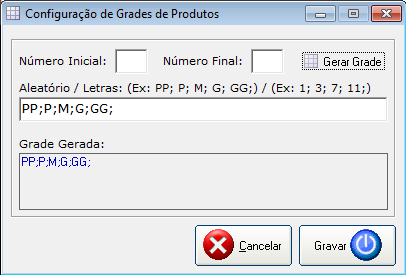 Para cadastrar um Subgrupo clique no Grupo pertencente e em seguida clique no botão Novo e realize o cadastro do Subgrupo informando apenas o nome. O código é criado automaticamente pelo sistema.