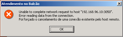 Soluções em caso de pane no sistema Podem existir vários tipos de pane no sistema, causado por problemas nos equipamentos, no cabeamento ou no servidor de banco de dados: 1ª Situação : Problemas no