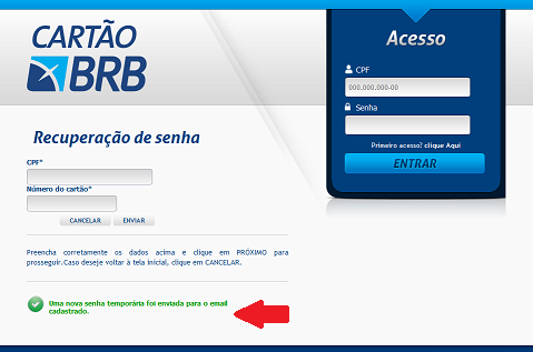 3º - Responder a pergunta, digitar os caracteres exibidos e clicar em ENVIAR.