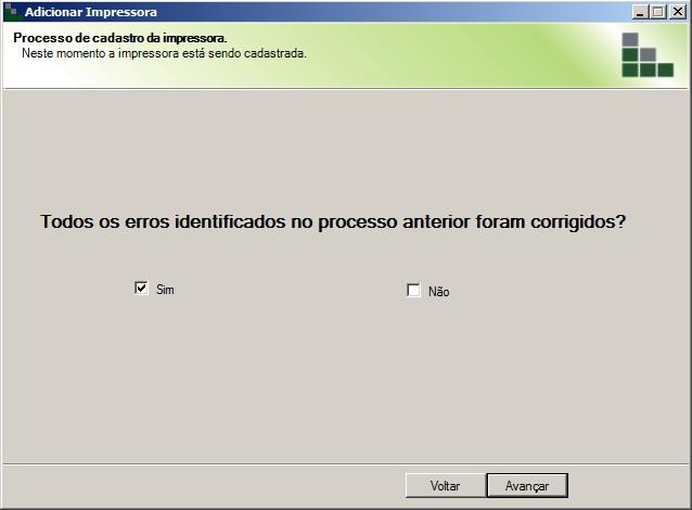 No grid de impressoras, selecione a impressora desejada e clique sobre o ícone de propriedades. 4.