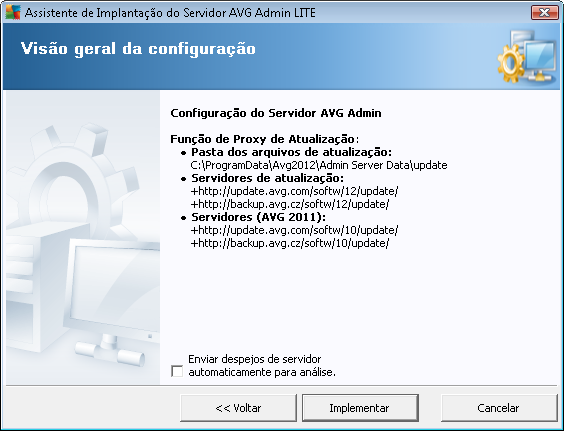 8.1.1. Visão geral da configuração Esta seção contém uma visão geral da configuração que será implantada no seu servidor.