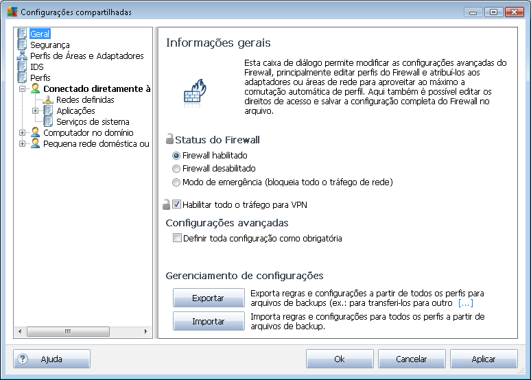 10.2.1. Definindo itens como obrigatórios Você pode definir toda a configuração como obrigatória marcando a caixa de seleção Definir toda a configuração como obrigatória disponível na caixa de