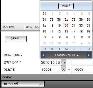 8.10 Como solucionar o erro de data na caixa de seleção de datas no sistema NF-e i?