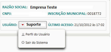 Manual do Sistema de ISS 1 Guia do Sistema de ISS - Contribuintes Nota Avulsa Na página inicial do sistema de ISSWEB são apresentados quatro menus: Início, Acesso ao Sistema, Credenciamento e