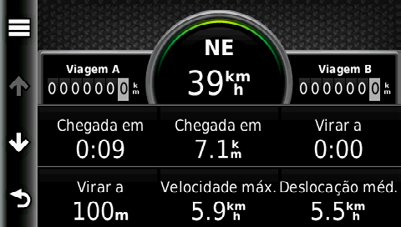 Ver alertas de trânsito Ao navegar uma rota automóvel, poderá ser apresentado um alerta de trânsito na barra de navegação. Seleccione o alerta para consultar mais informações.