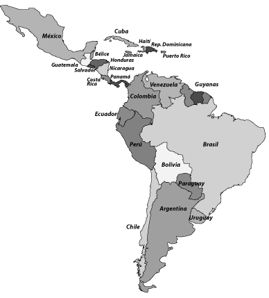 1965-1978 1962-1980 1963-1982 1972-1979 Ditadura na América Latina apoiadas pelos