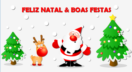 Aproveitamos, então, a oportunidade para desejar a todos os nossos leitores um excelente Natal e um feliz ano de 2015. Até para o ano!