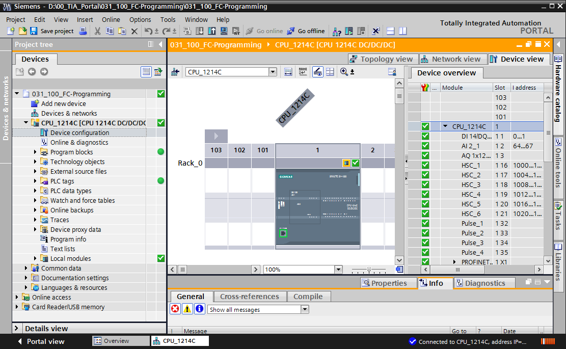 3.2 Diagnóstico de hardware Com a ajuda da visualização do dispositivo no modo online do TIA Portal, você obtém rapidamente uma visão geral da estrutura e do estado do sistema de