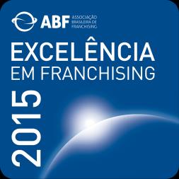 PRÊMIOS Chancelada pelo com o Selo ABF de Excelência em Franchising pelo 13º ano consecutivo 2003 / 2004 / 2005 / 2006 / 2007 / 2008 / 2009 / 2010 / 2011 / 2112 / 2013/ 2014 e novamente em 2015.