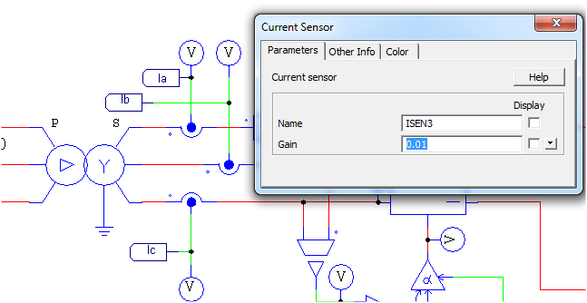 3.5 Malhas de controle 41 Na figura 3.15 está representado o circuito simulado no PSIM.