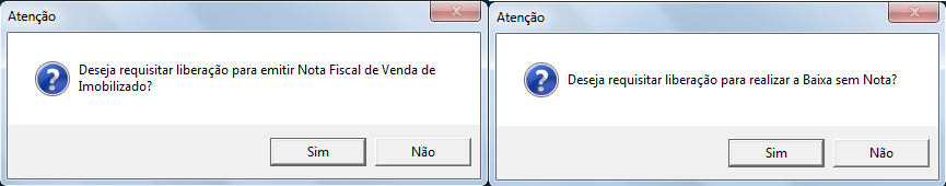 Controle de Bem Ativo Imobilizado Esse processo foi desenvolvido para controlar as baixas do bem ativo imobilizado, tanto por baixa sem nota como por baixa com nota.