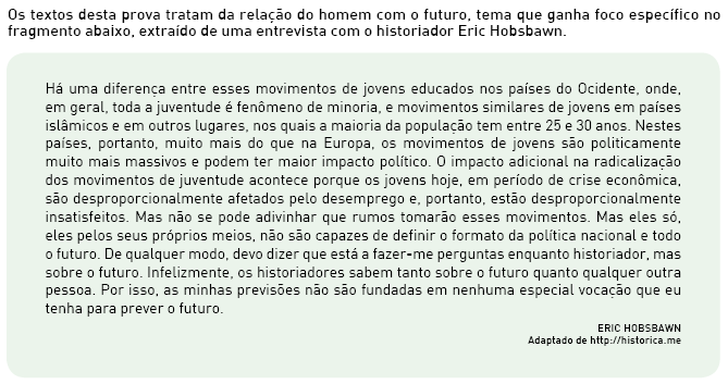 expressão o ano que vem de maneiras diferentes, porque eles pensam sobre ela a partir de pontos de vista distintos.