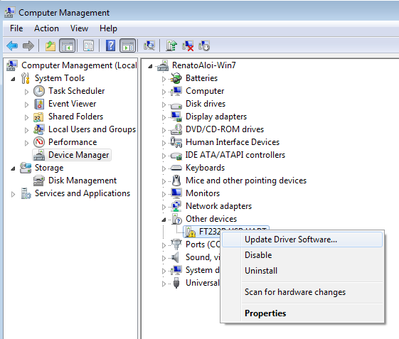 Passo 3 Atualizando Driver no Computador 1 2 1.