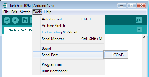 Localize o ícone do Arduino e clique nele Passo 11 Com o Arduino IDE aberto, podemos verificar se tudo deu certo, com o Arduino FTDi Basic conectado, acesse o menu