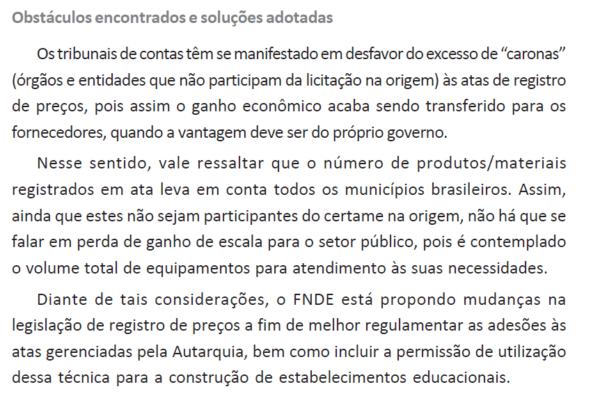 Registro de Preços Nacional (RPN) - Fundo