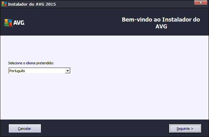 3.1. Processo de Instalação do AVG Para instalar o AVG Internet Security 2015 no seu computador, precisa de transferir o ficheiro de instalação mais recente.