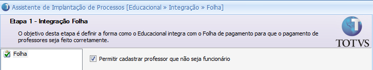 Temos então o professor Igor Henrique Fonseca cadastrado no TOTVS Educacional com a Chapa do funcionário e uma Titulação associada: Obs: Não é possível associar uma chapa de um funcionário a um