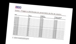 OS NÚMEROS CONFIRMAM O Metro Jornal garante seus números através de auditoria em todas as praças onde circula.