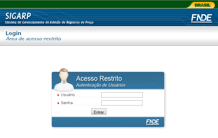 Como aderir A adesão aos Registros de Preços Nacionais do FNDE é feita por meio do Sistema de Gerenciamento de Adesão ao Registro de